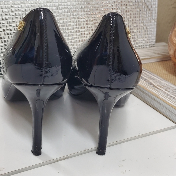 CALVIN KLEIN 'Garda' Peep Toe Platform Pumps - Picture 6 of 11